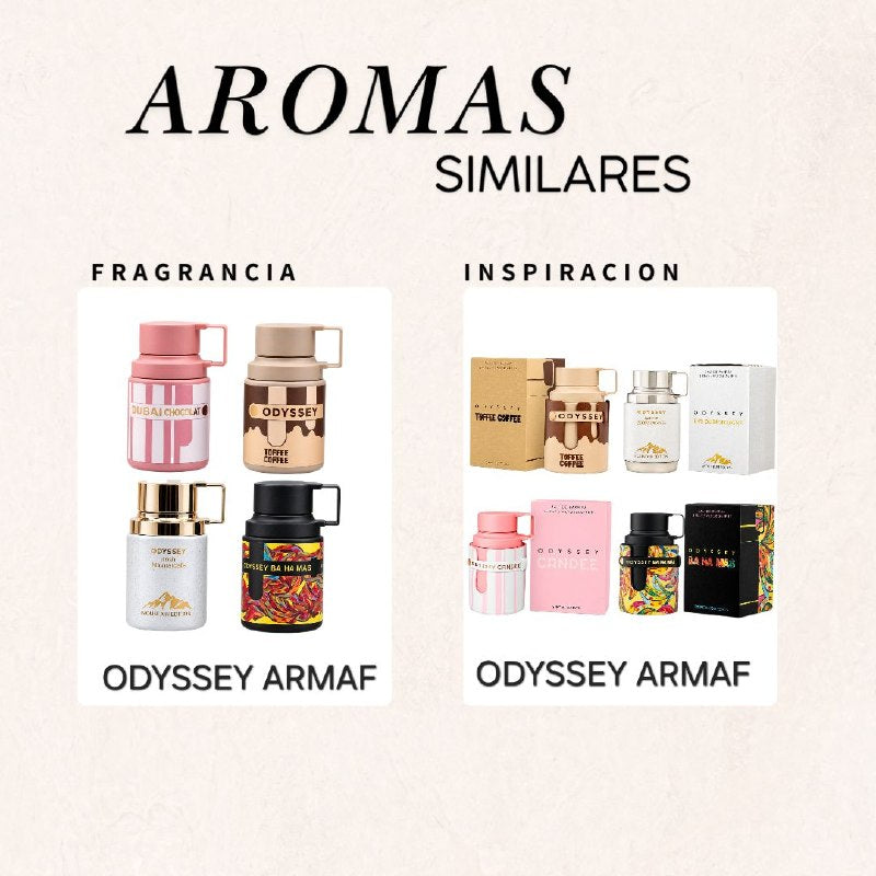 SET ARMAF MINI ODYSSEY TRIPLE AAA DE ALTA CALIDAD 30MLX4PCS (M) (AROMA SIMILAR ARMAF ODYSSEY)