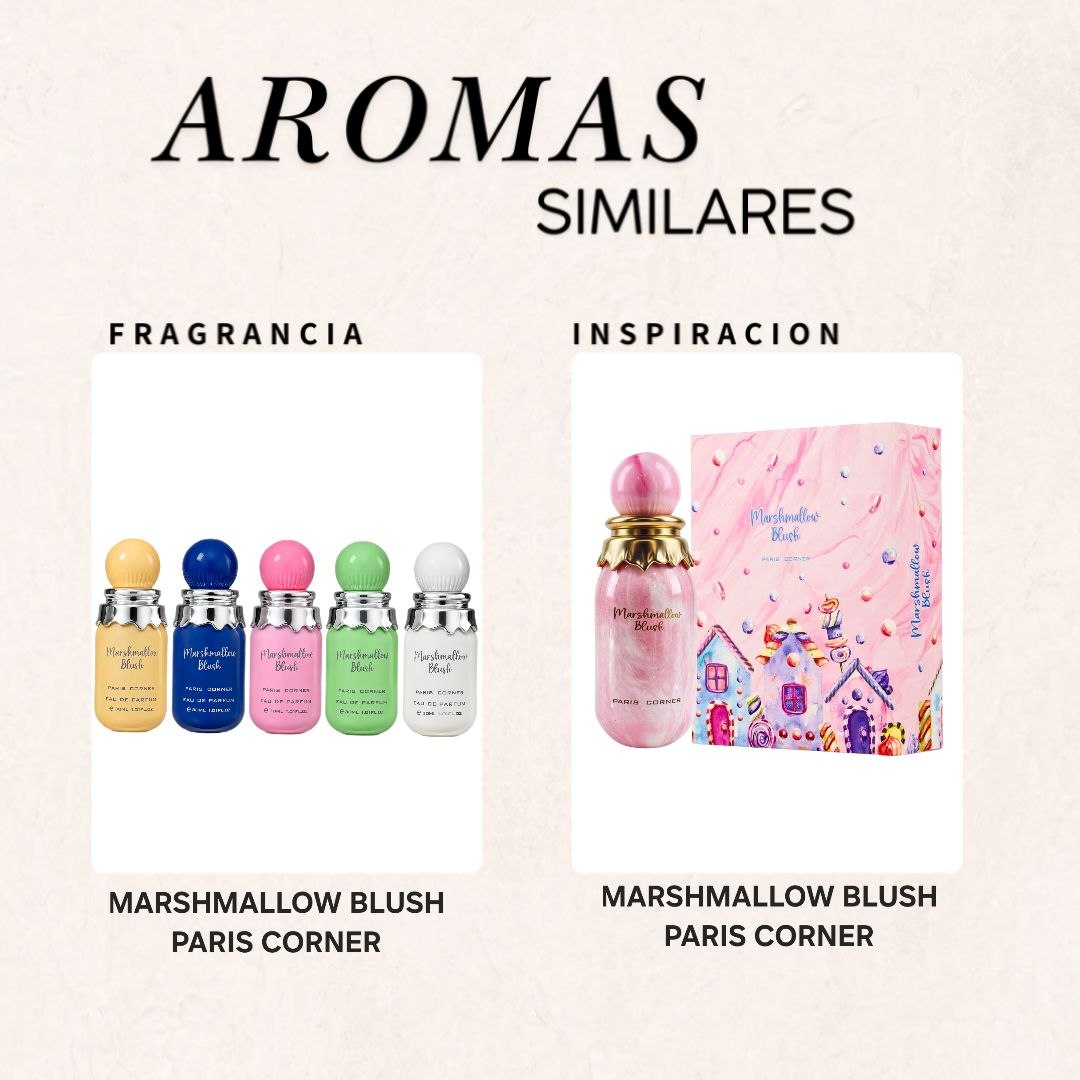 SET MARSHMALLOW BLUSH PARIS CORNER EDP 30ML X5PCS (M)