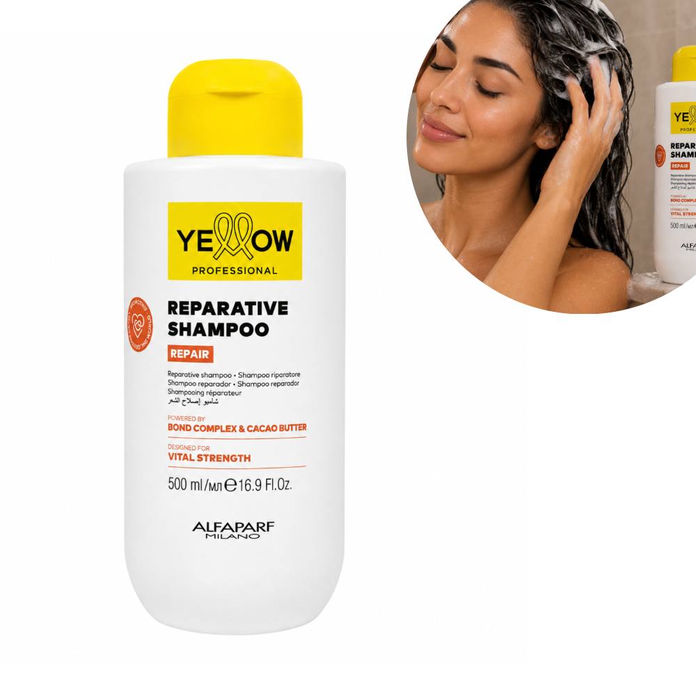 SHAMPOO REPARADOR CABELLO DAÑADO Y DEBILITADO YELLOW PROFESSIONAL 500ML 1 UND