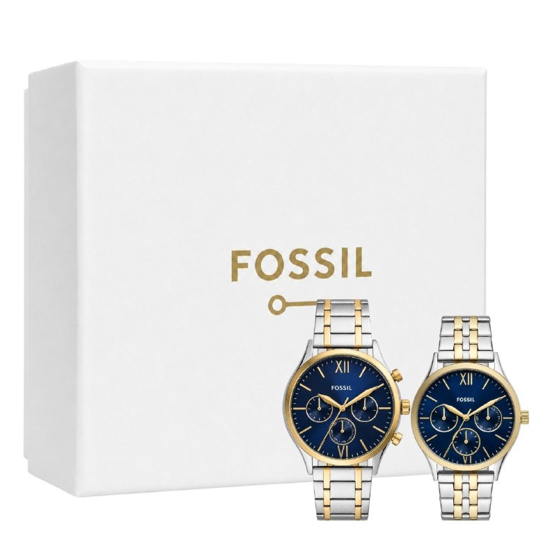 RELOJES ORIGINALES FOSSIL JUEGO DE PAREJAS PARA DAMA Y CABALLERO