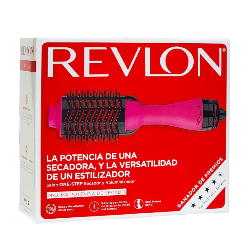 CEPILLO SECADOR PARA EL CABELLO, POTENCIA DE UNA SECADORA Y VERSATILIDAD DE ESTILIZADOR, MAXIMA POTENCIA DE SECADO, DA VOLUMEN REVLON ONE STEP