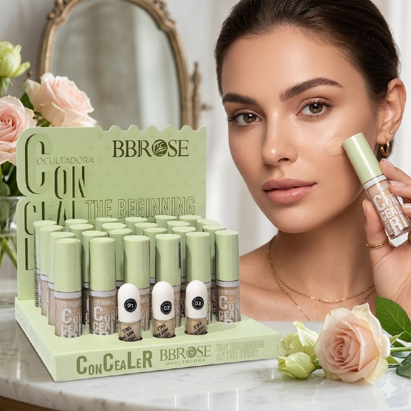 CORRECTOR DE OJERAS Y MANCHAS DE COBERTURA TOTAL BBROSE 6G