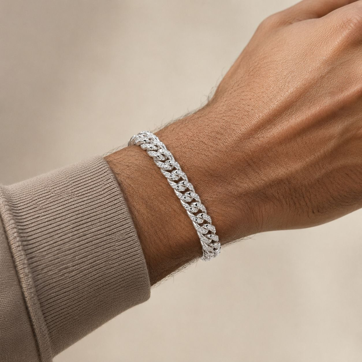 PULSERA DE ENCHAPE PARA CABALLERO