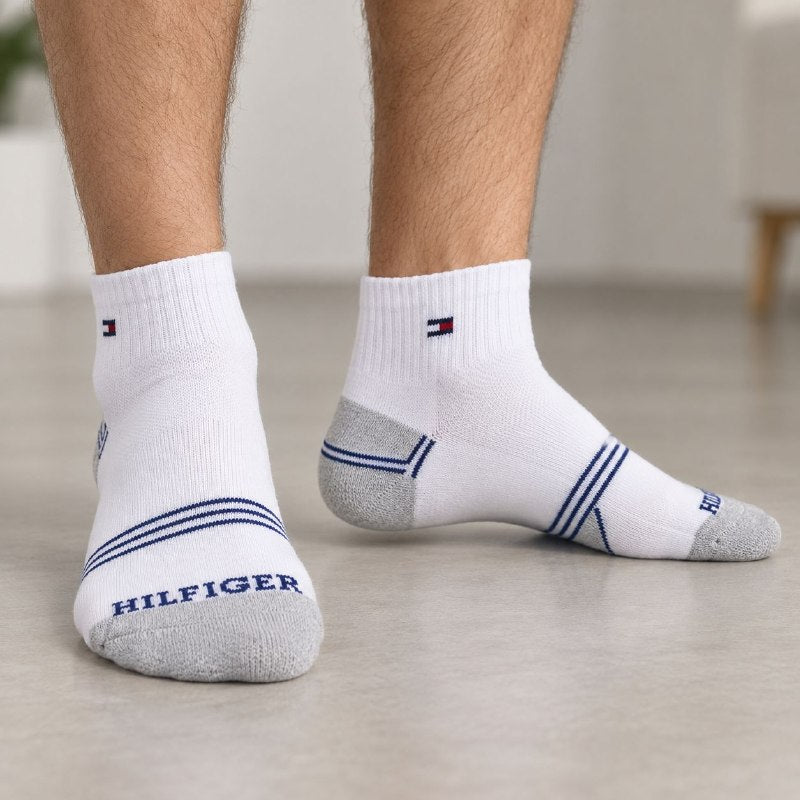 CALCETA TOBILLERA TOMMY HILFIGER PARA HOMBRE 6 PARES TALLA ÚNICA