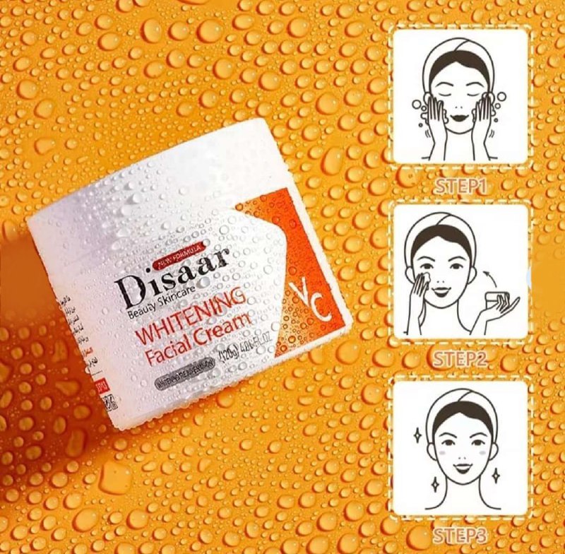 CREMA FACIAL BLANQUEADORA DISAAR 120G