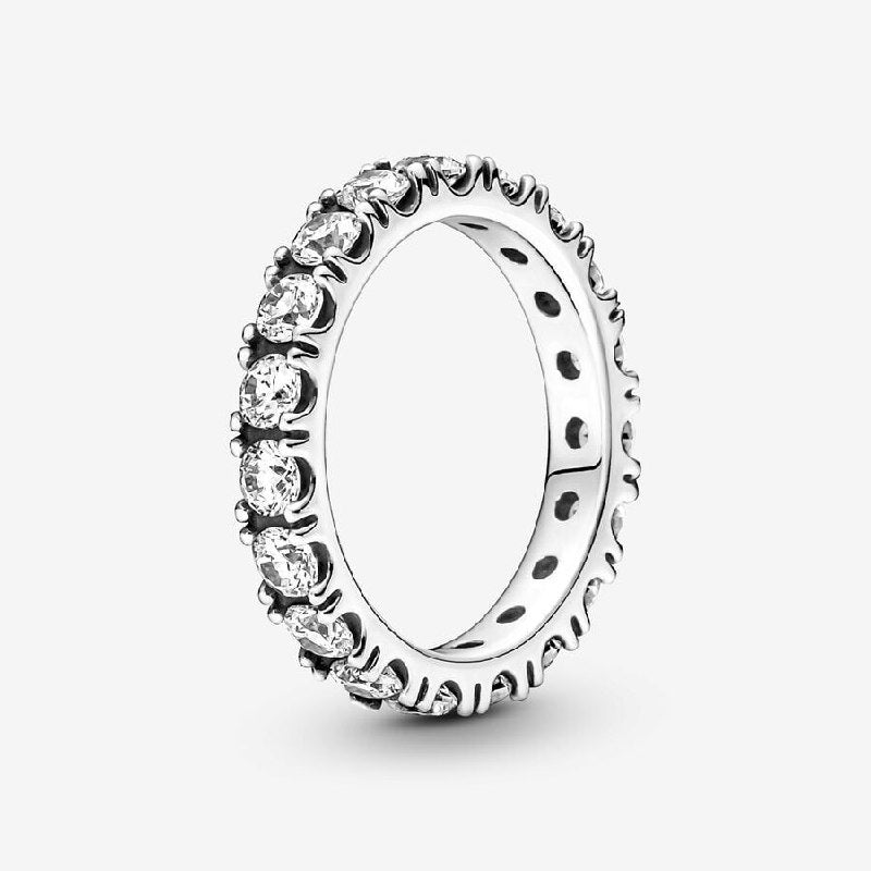PANI2040 ANILLO PIEDRAS TRANSPARENTES PANDORA, PLATA 925