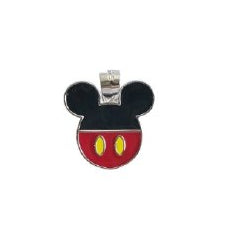 DIJE EN FORMA DE MICKEY MOUSE DE PLATA 9.25 PESO: 3.2G