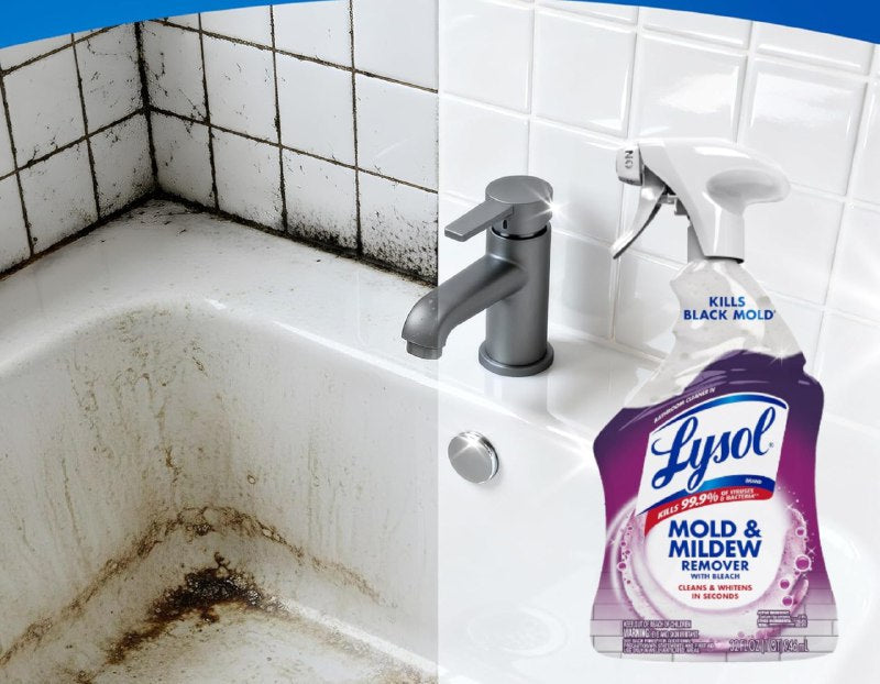 LIMPIADOR ELIMINADOR DE MOHO Y MILDIU CON CLORO LYSOL 946ML