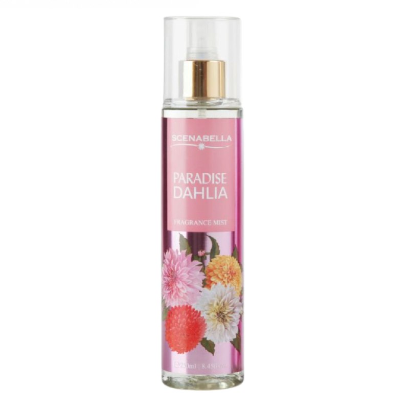 SPLASH SCENABELLA PARADISE DAHLIA 250ML (M) (AROMA SIMILAR BATH & BODY WORKS DAHLIA)