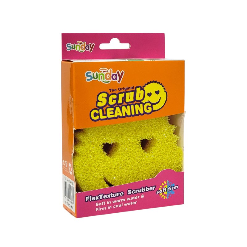 PASTE Y ESPONJA PARA LAVAR TRASTES DOBLE CARA POTENTE LIMPIEZA Y ACCION SUNDAY DUPE DE SCRUB DADDY