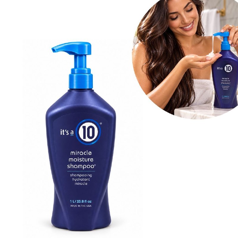 SHAMPOO HIDRATANTE Y NUTRITIVO DE USO DIARIO LIBRE DE SULFATOS IT'S A 10 1L