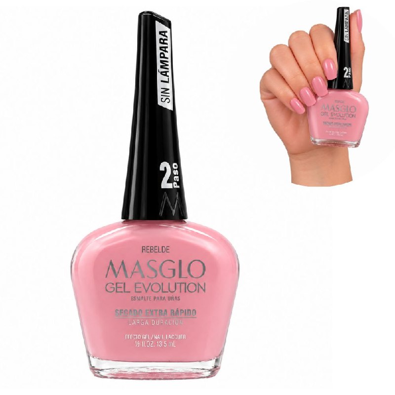ESMALTE DE UNAS GEL EVOLUTION REBELDE MASGLO 13.5ML