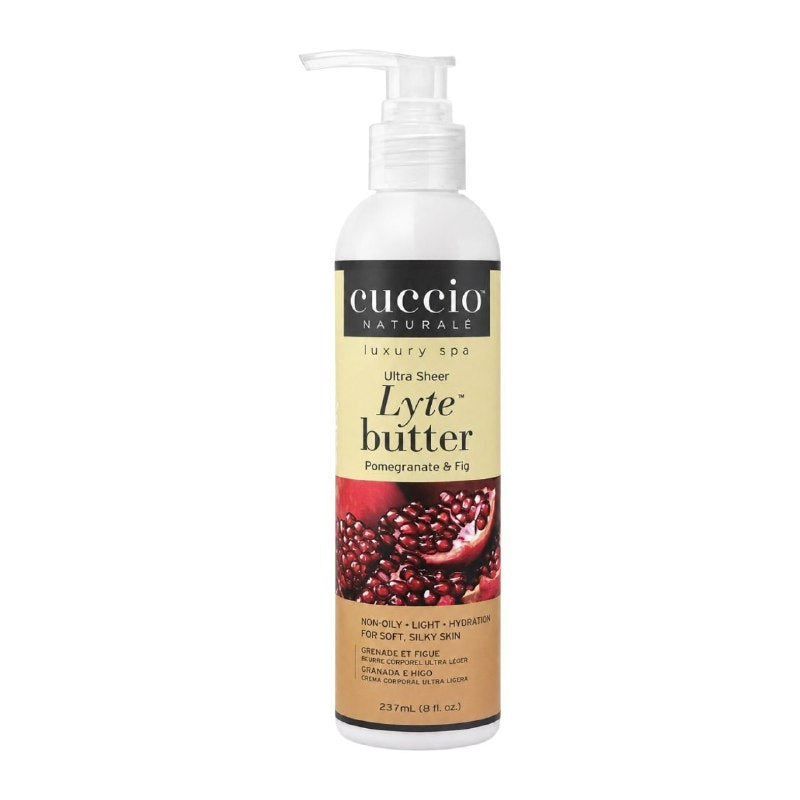 CREMA CORPORAL HIDRATANTE ULTRALIGERA Y ANTIOXIDANTE CON AROMA GRANADA E HIGO CUCCIO 237ML