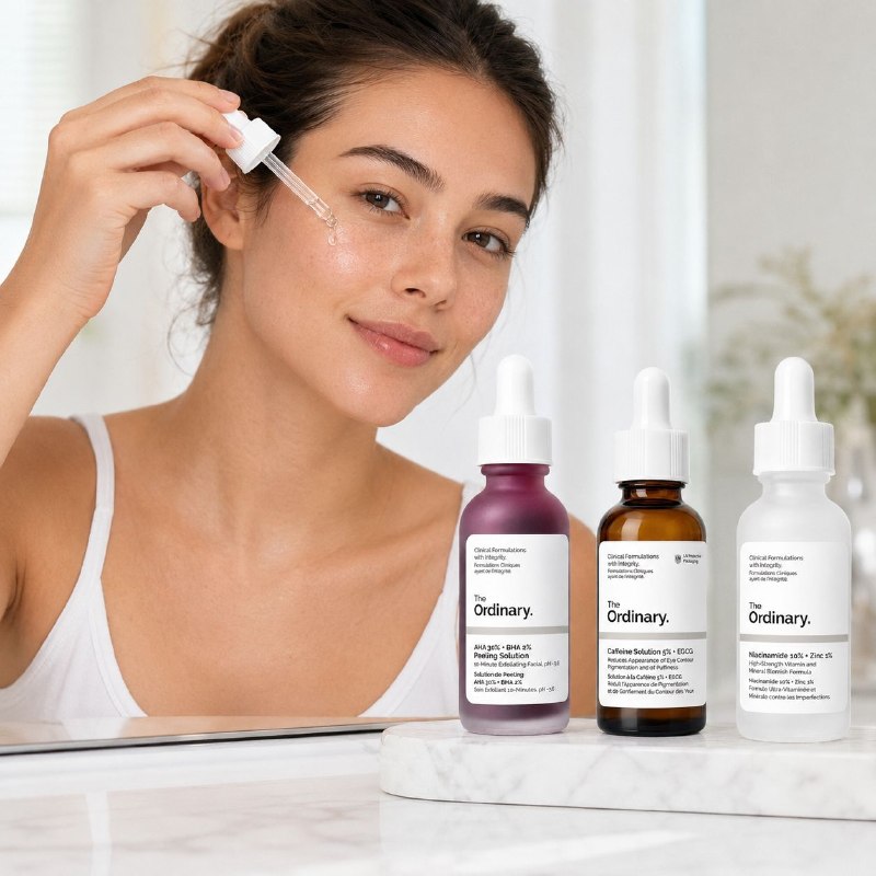 SET DE 3 SUEROS FACIALES DE TRATAMIENTO INTEGRAL EN 3 PASOS THE ORDINARY 30MLX3