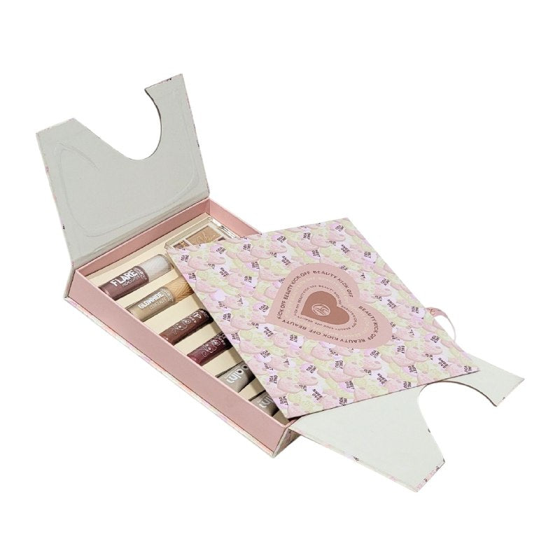 SET DE MAQUILLAJE COMPLETO DE 9 PIEZAS EN CAJA DE REGALO BBROSE