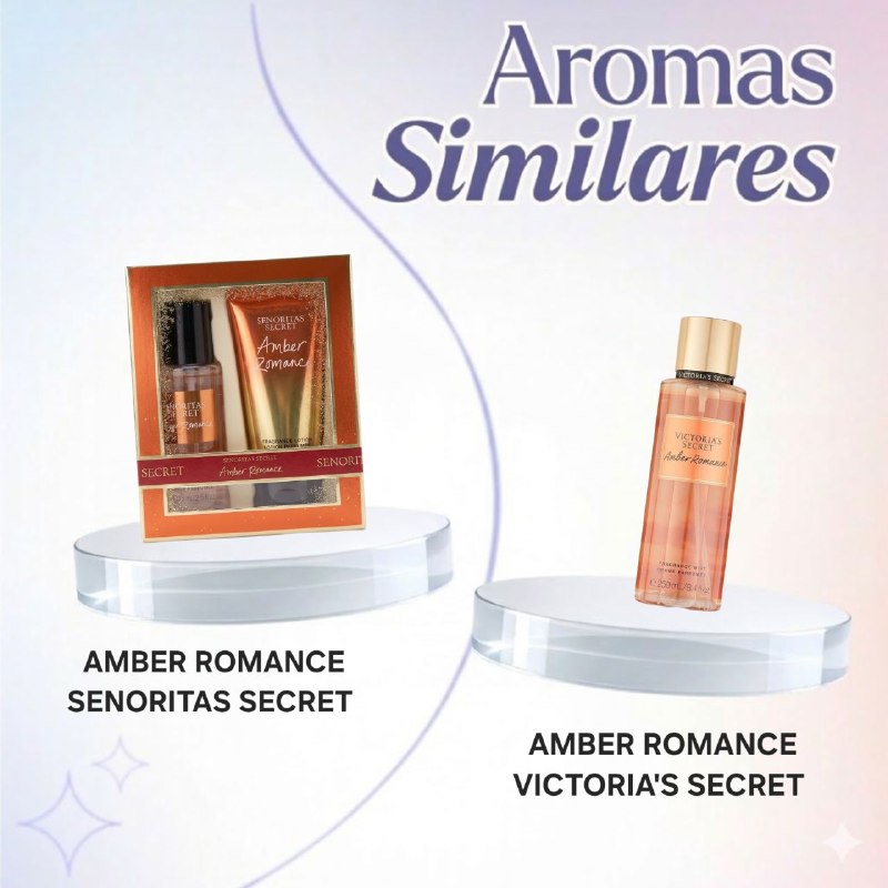 SET MINI SENORITAS SECRET AMBER ROMANCE SPLASH 75ML CREMA CORPORAL 75ML (M) (AROMA SIMILAR VICTORIAS SECRET AMBER ROMANCE)