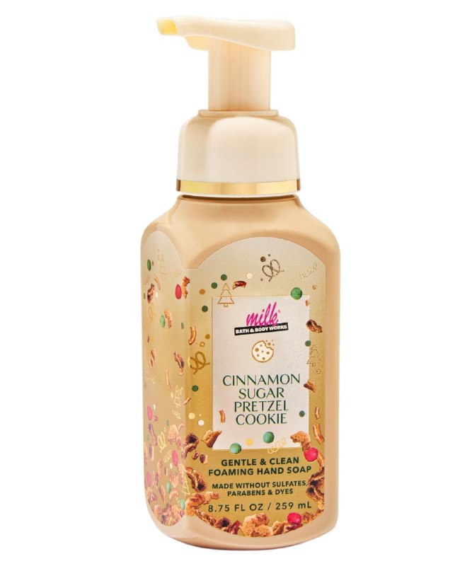 BATH & BODY WORKS JABON DE MANOS SUAVE Y LIMPIO CINNAMON SUGAR PRETZEL COOKIE 259ML