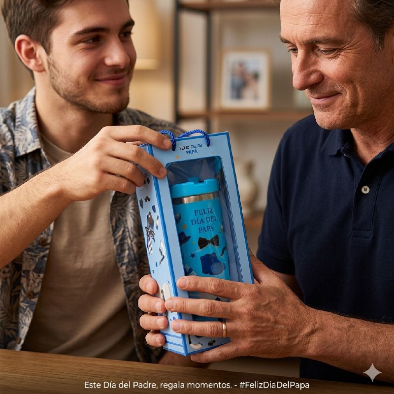 BOTE TERMICO DE REGALO PARA PADRE PARA BEBIDAS FRIAS Y CALIENTES BENELI HOME