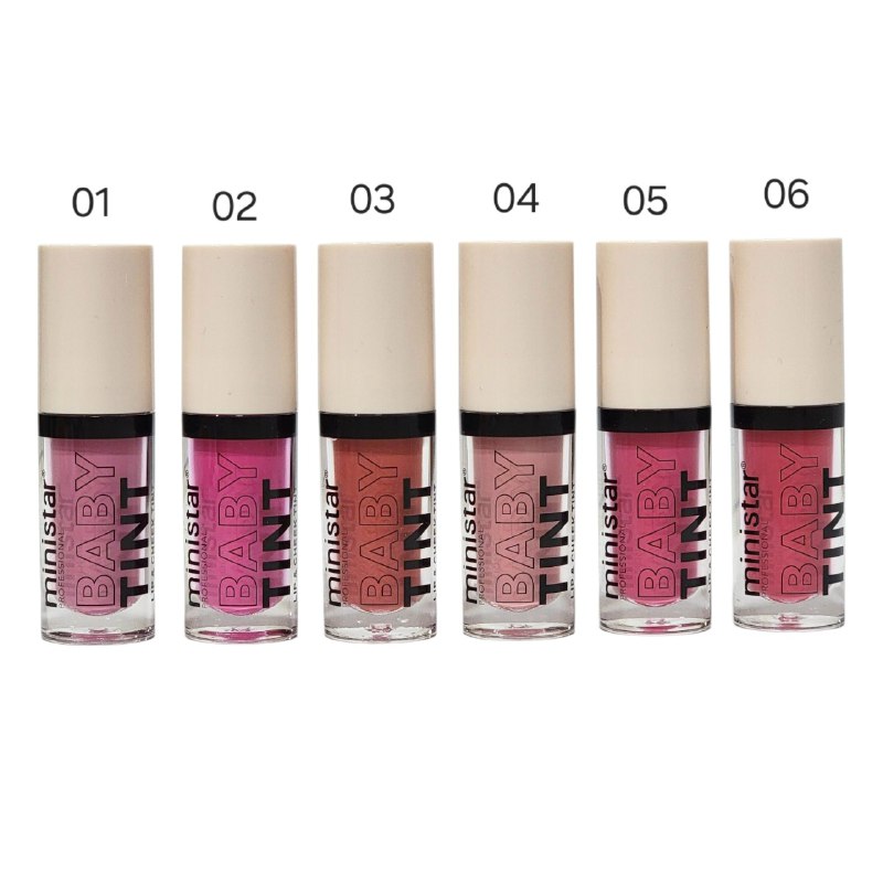 TINTA DE LABIOS Y MEJILLAS PIGMENTADA LIQUIDA RADIANTE  7MMINISTARL (DUPE DE REVOLUTION BEAUTY)