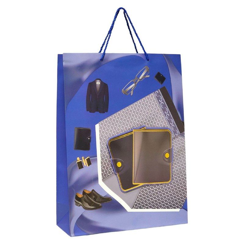 BOLSA DE REGALO PARA HOMBRE GRANDE 30X12X41.5CM