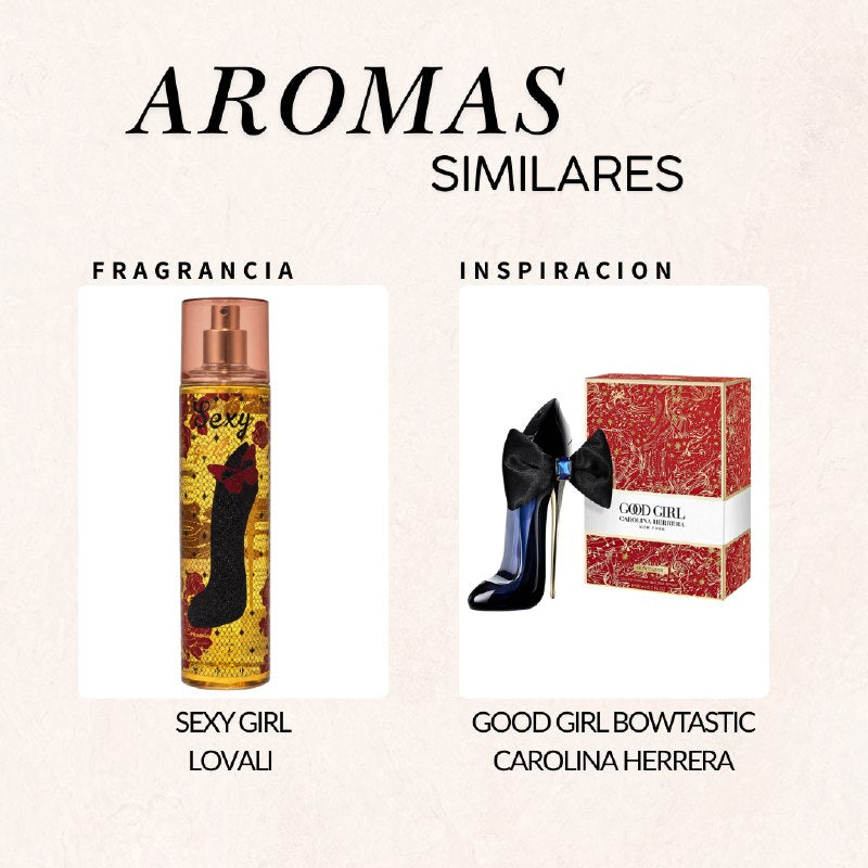 SPLASH LOVALI SEXY GIRL 220ML (M) (AROMA SIMILAR CAROLINA HERRERA GOOD GIRL)