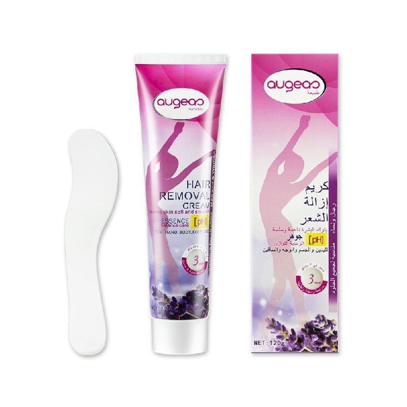 CREMA CORPORAL DEPILADORA CON EXTRACTO DE PLANTAS NATURALES AUGEAS 120G