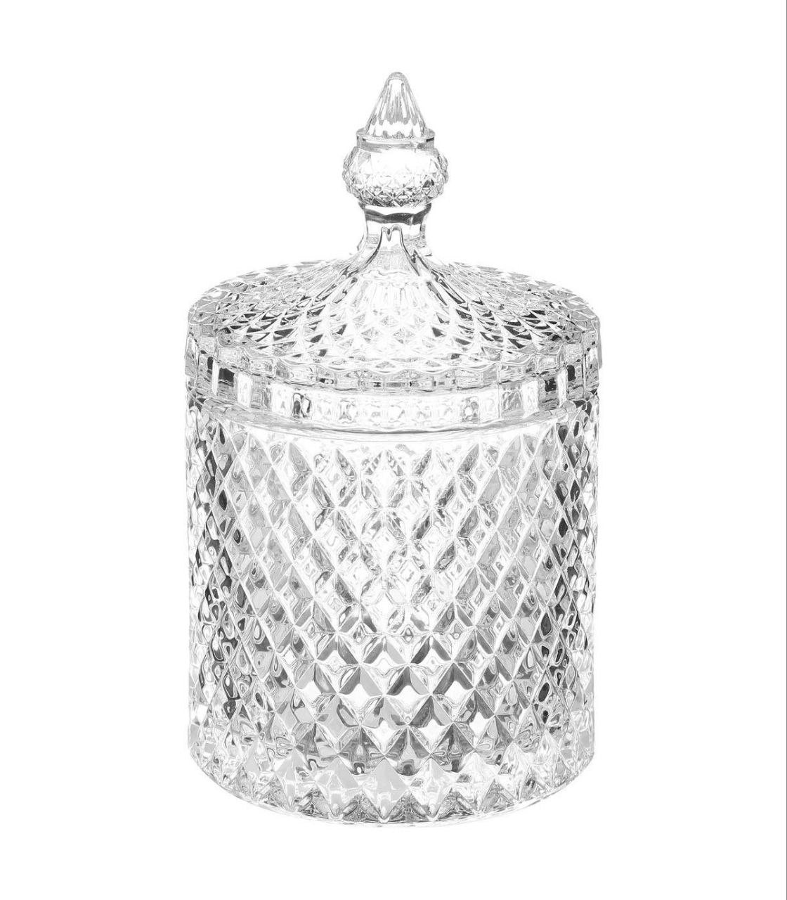 RECIPIENTE AZUCARERA DE CRISTAL DELI GLASS 8X9CM