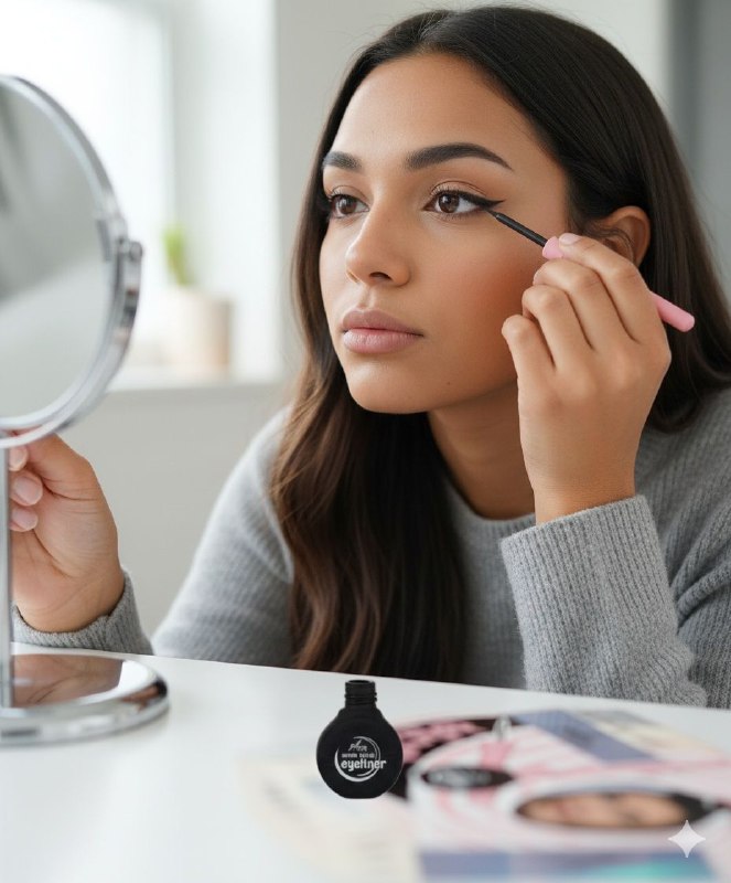DELINEADOR DE OJOS, DISEÑO MODERNO Y ELEGANTE TEXTURA SEDOSA Y BRILLO SATURADO DE LARGA DURACION COLOR NEGRO 7ML YH COSMETICS