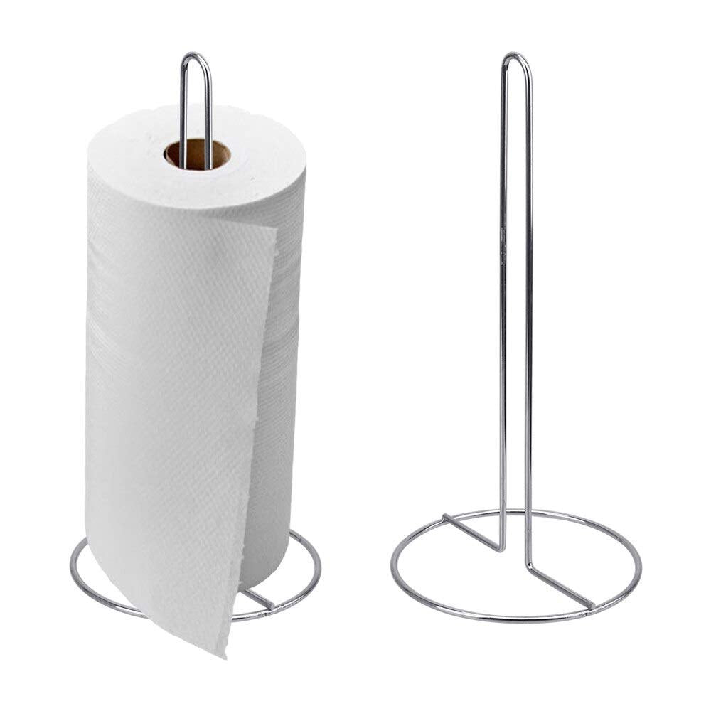 SUJETADOR DE PAPEL DE COCINA DE ACERO INOXIDABLE 32CM