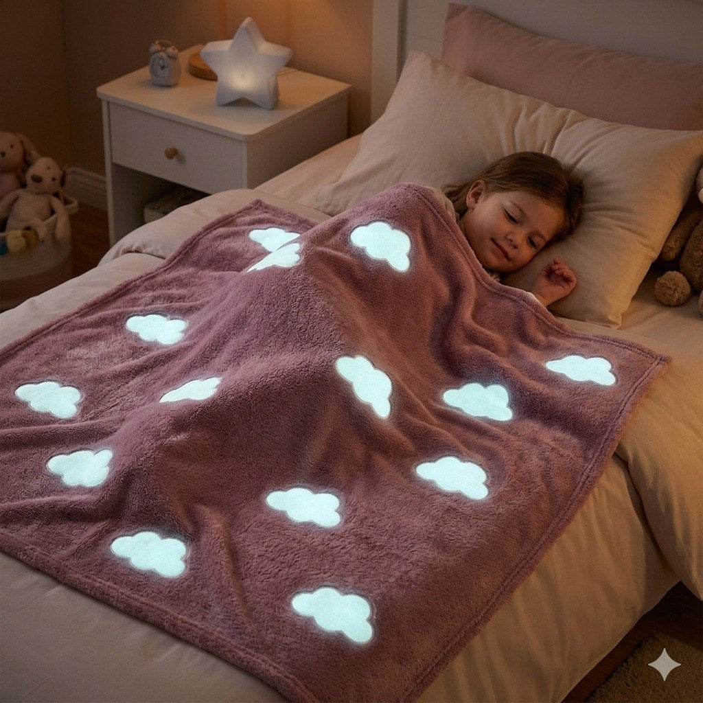MANTA DE VELLON DE CORAL TERMICA LUMINNOSA INFANTIL HOME LIVING 152X178CM