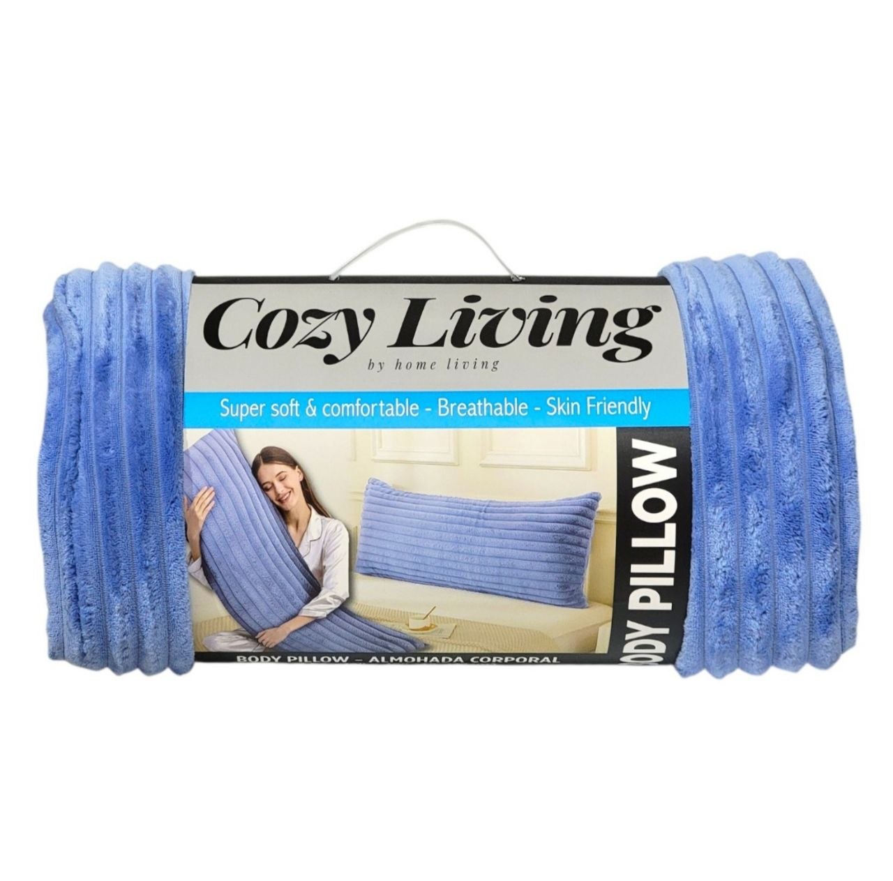 ALMOHADA CORPORAL ERGONOMICA COZY LIVING 48X122CM