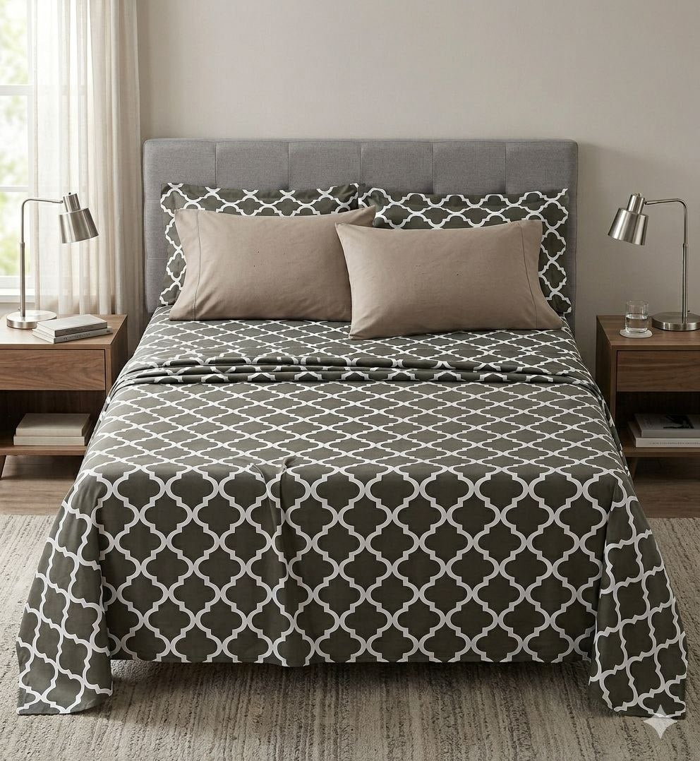 JUEGO DE SABANAS TAMAÑO KING 6PCS BARBARA HOMES