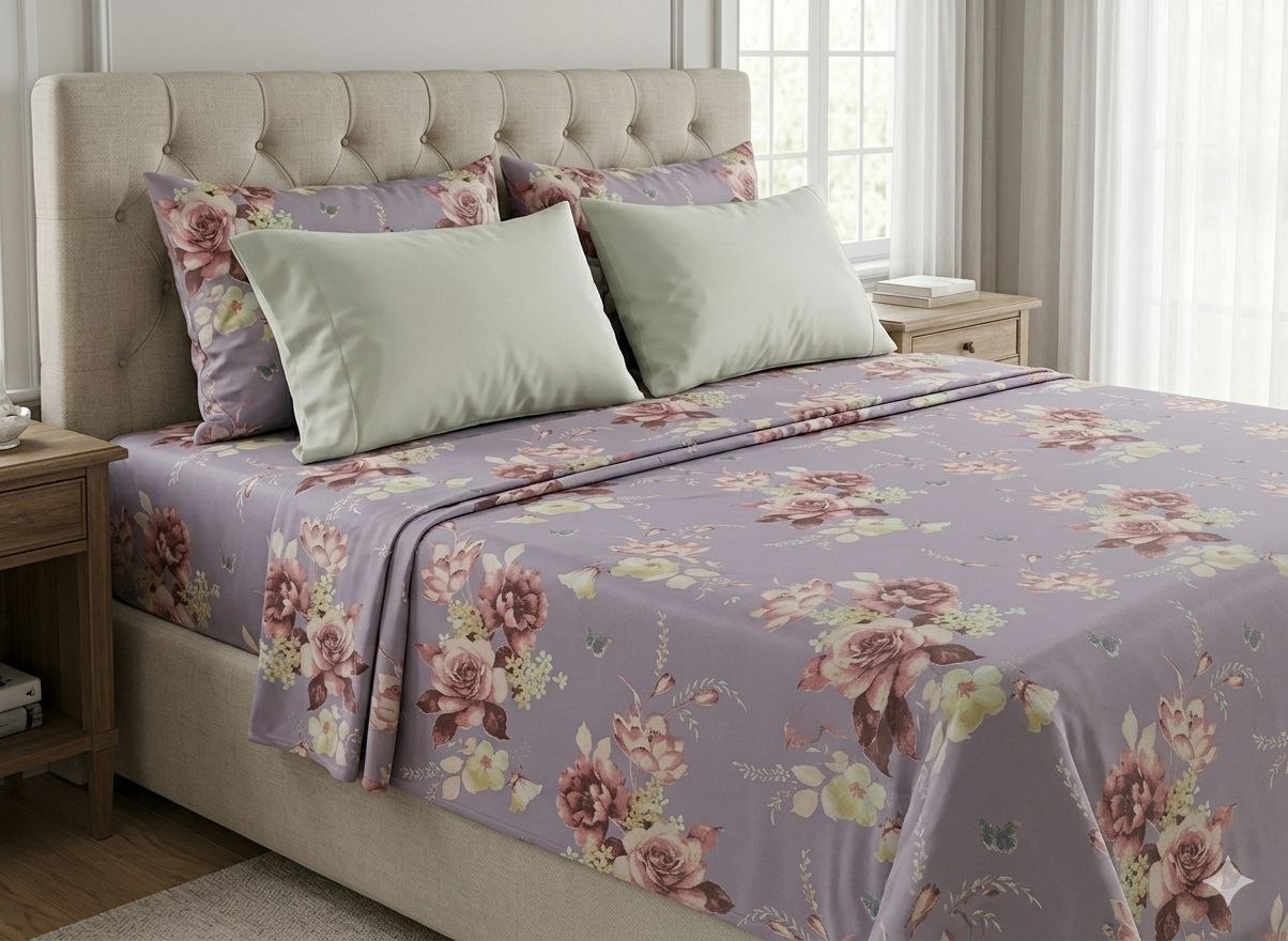 JUEGO DE SABANAS TAMAÑO KING 6PCS BARBARA HOMES
