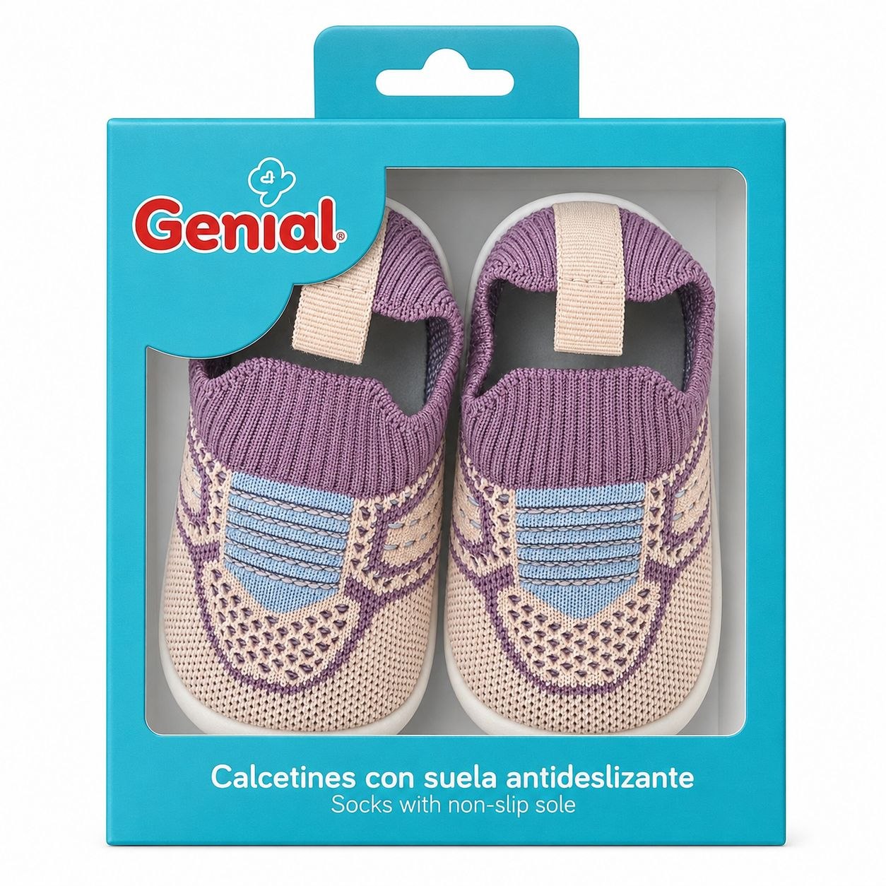 ZAPATOS TIPO CALCETIN ERGONOMICOS PARA BEBES ANTIDESLIZANTES TALLA 20/21