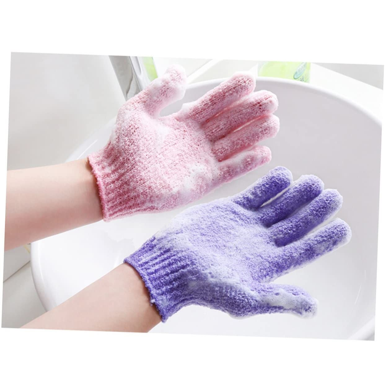 SET DE GUANTES EXFOLIANTES DE DUCHA 4UND EVOK