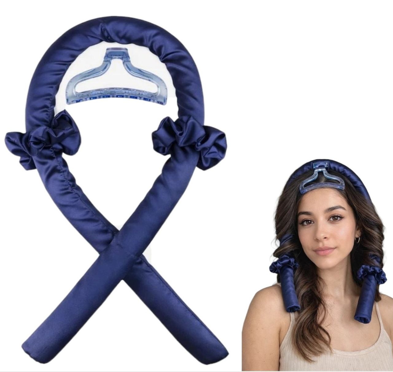 RIZADOR DE CABELLO SIN CALOR CON ACCESORIOS DE FIJACION EVOK