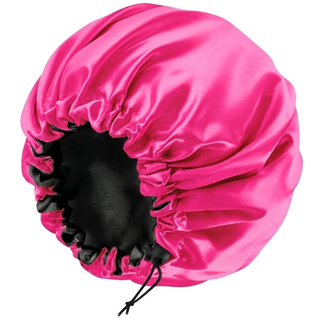 GORRO DE DUCHAS SATINADO REVERSIBLE E IMPERMEABLE EVOK
