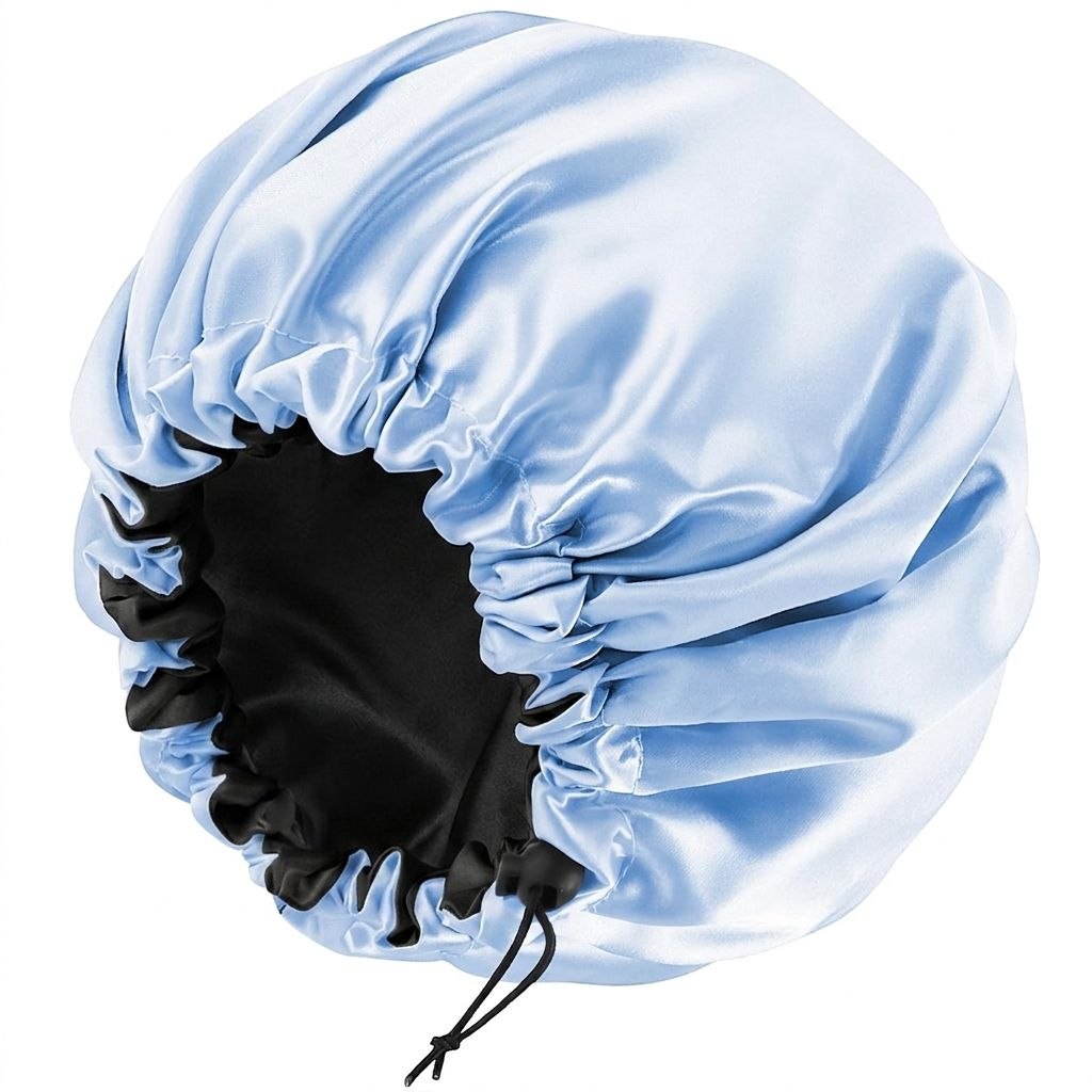 GORRO DE DUCHAS SATINADO REVERSIBLE E IMPERMEABLE EVOK
