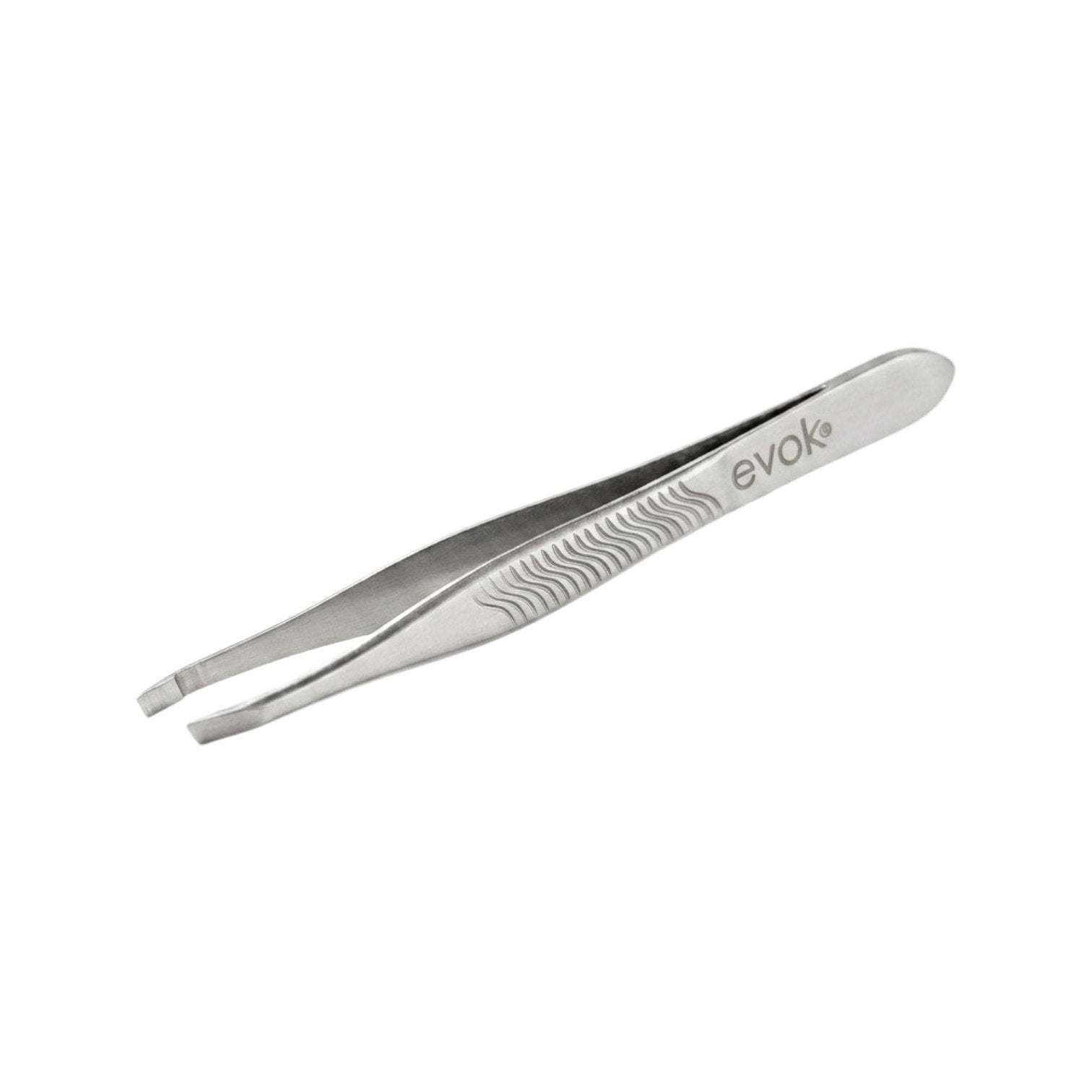 PINZA PARA CEJAS DE PRECISION PUNTA RECTA EVOK 9.5X1CM