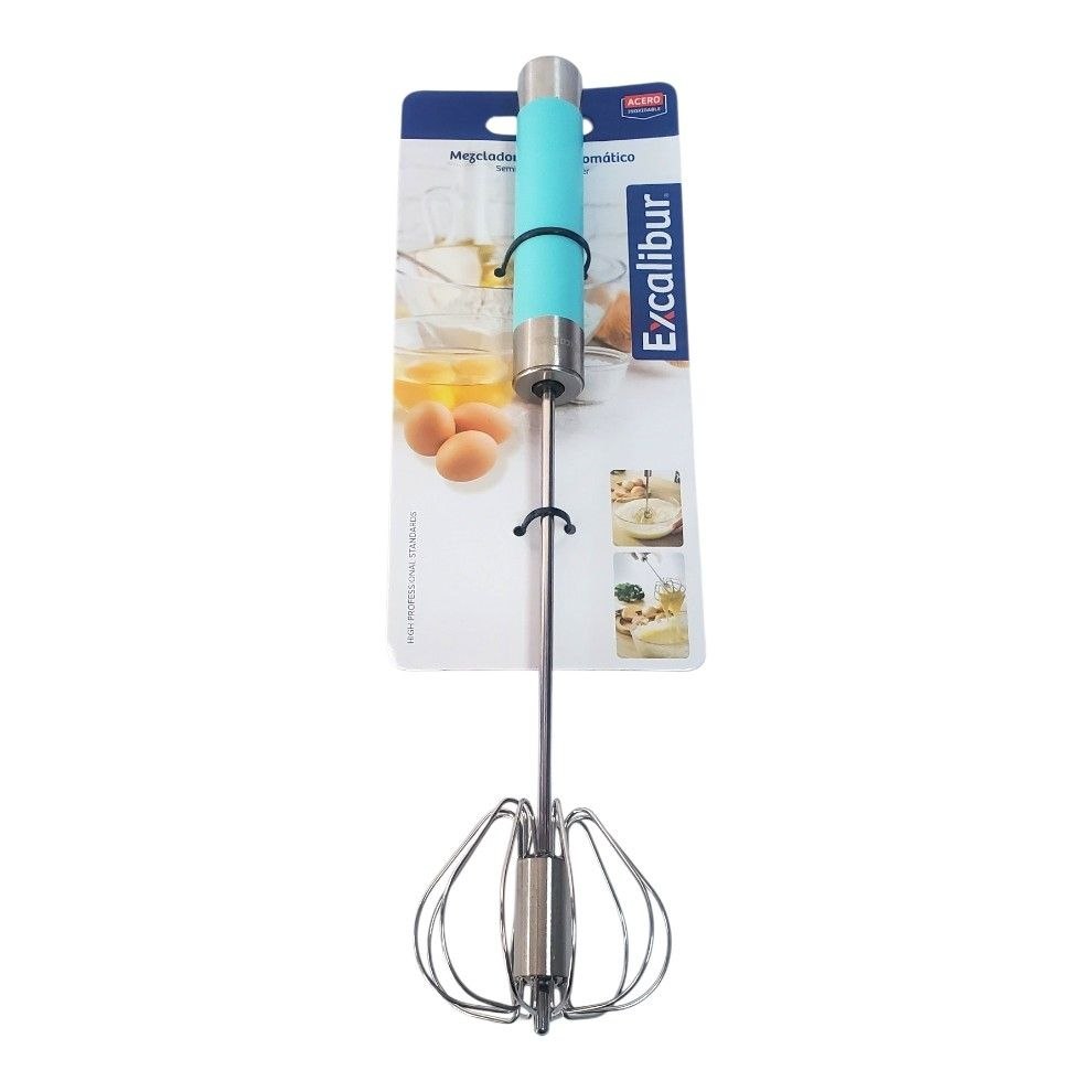 BATIDOR DE MANO SEMIAUTOMATICO DE PRESION DE ACERO INOXIDABLE EXCALIBUR 25CM