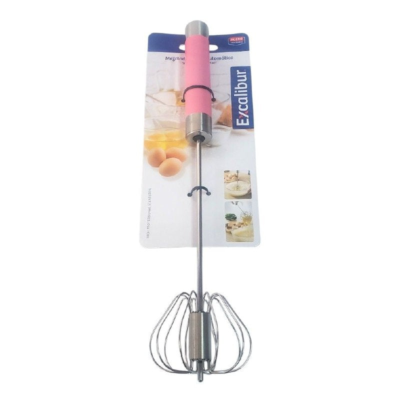 BATIDOR DE MANO SEMIAUTOMATICO DE PRESION DE ACERO INOXIDABLE EXCALIBUR 25CM