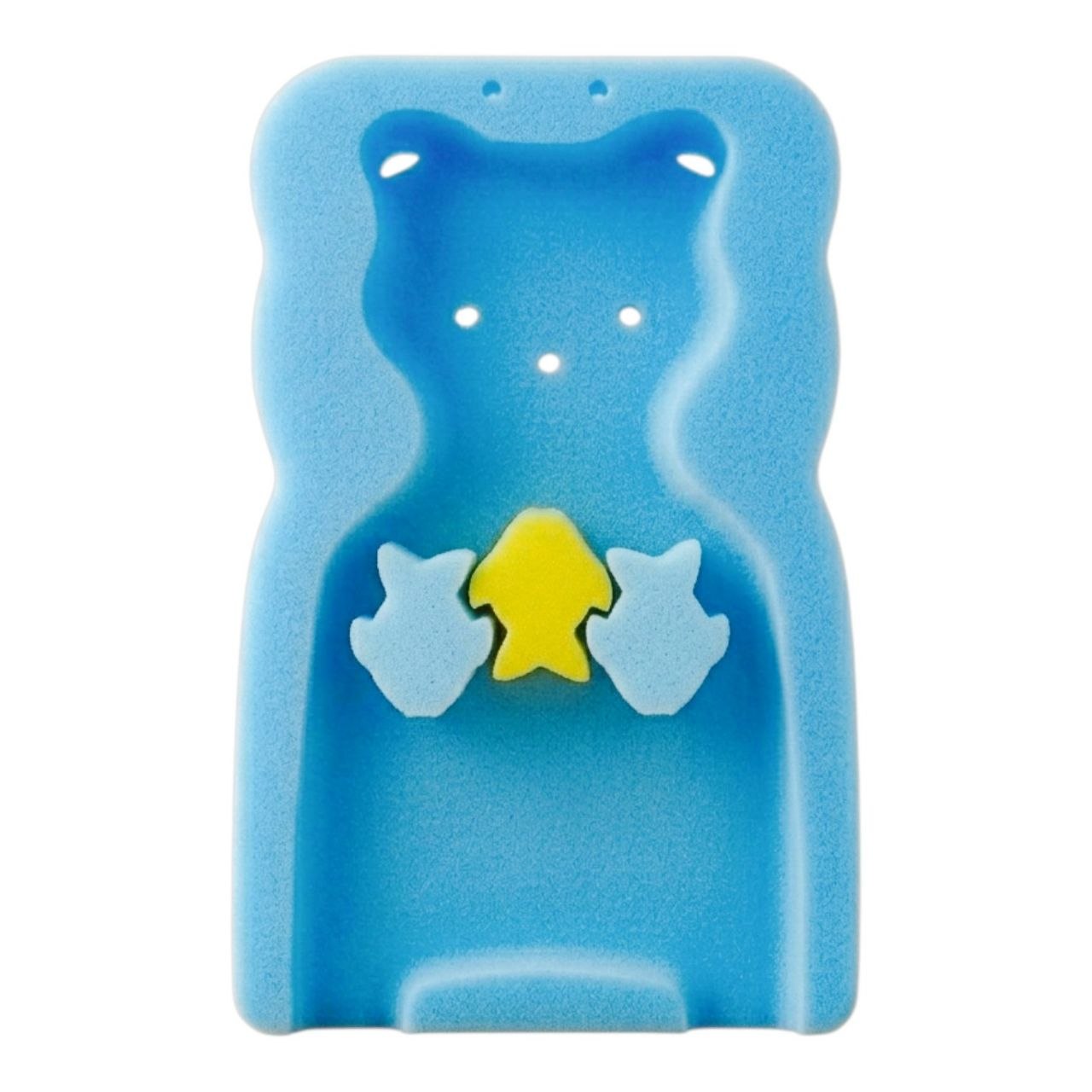 ESPONJA DE SOPORTE PARA BAÑERA DE BEBE CON ESPONJAS DE JUGUETE GENIAL 49X30x4CM