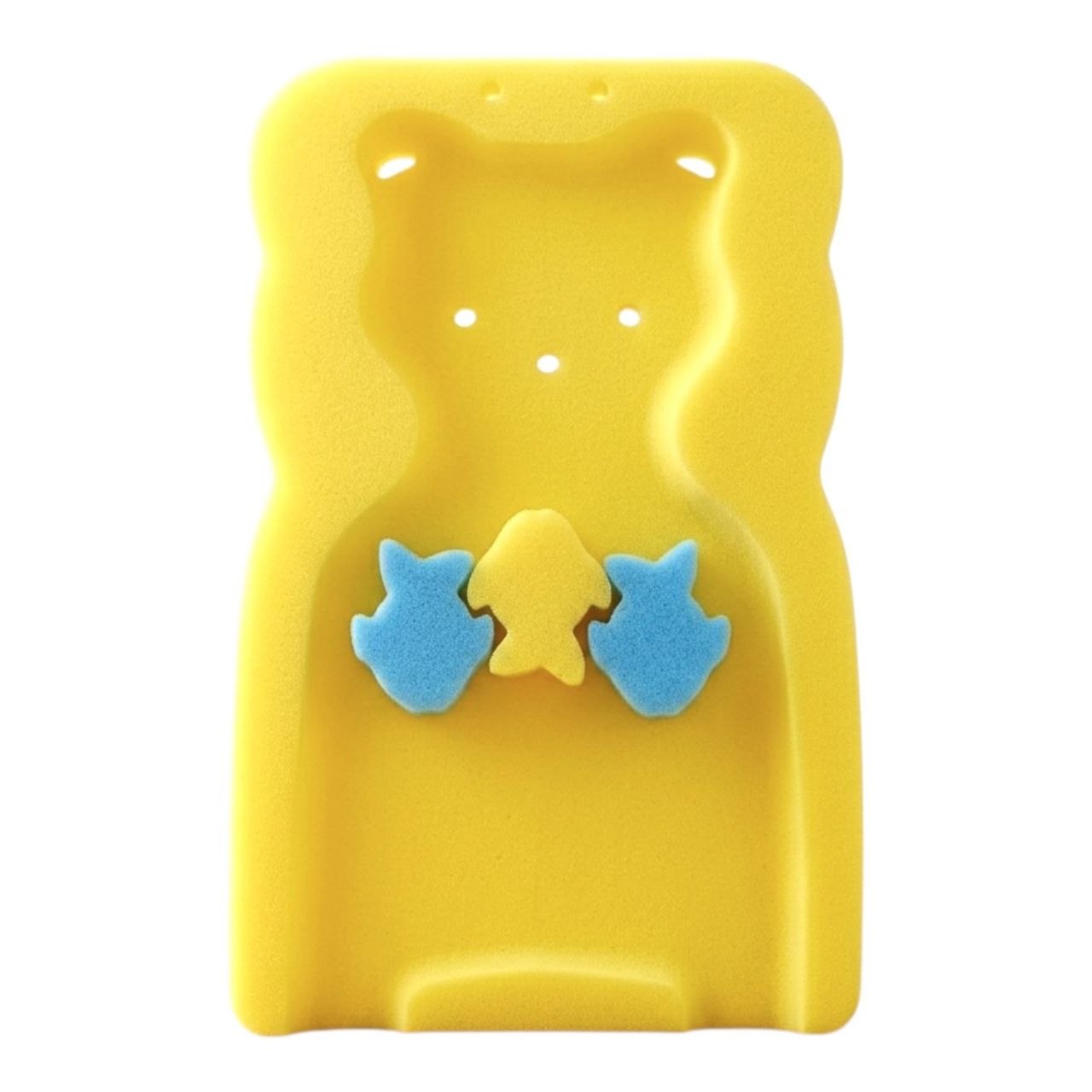 ESPONJA DE SOPORTE PARA BAÑERA DE BEBE CON ESPONJAS DE JUGUETE GENIAL 49X30x4CM