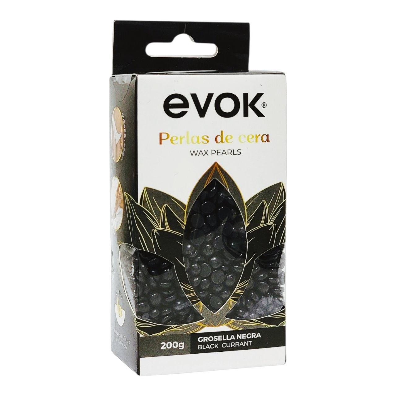 CERA PARA DEPILAR EN PERLAS PARA PIEL SENSIBLE EVOK 200G