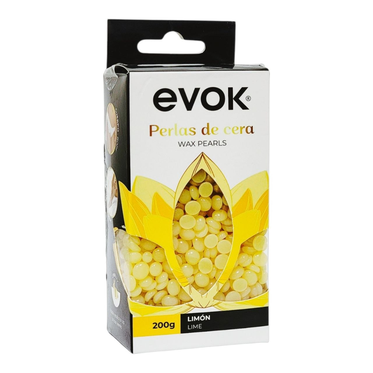 CERA PARA DEPILAR EN PERLAS PARA PIEL SENSIBLE EVOK 200G