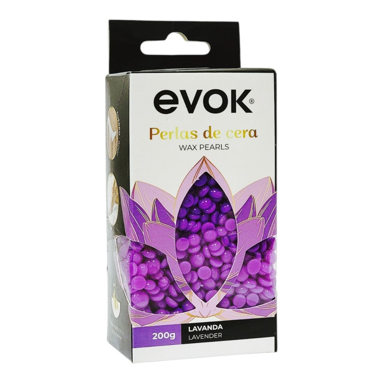 CERA PARA DEPILAR EN PERLAS PARA PIEL SENSIBLE EVOK 200G