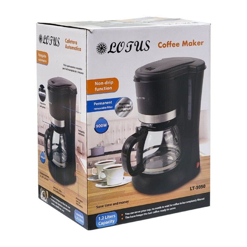 CAFETERA DE GOTEO AUTOMATICA MODELO LT-3050 LOTUS 1.2L