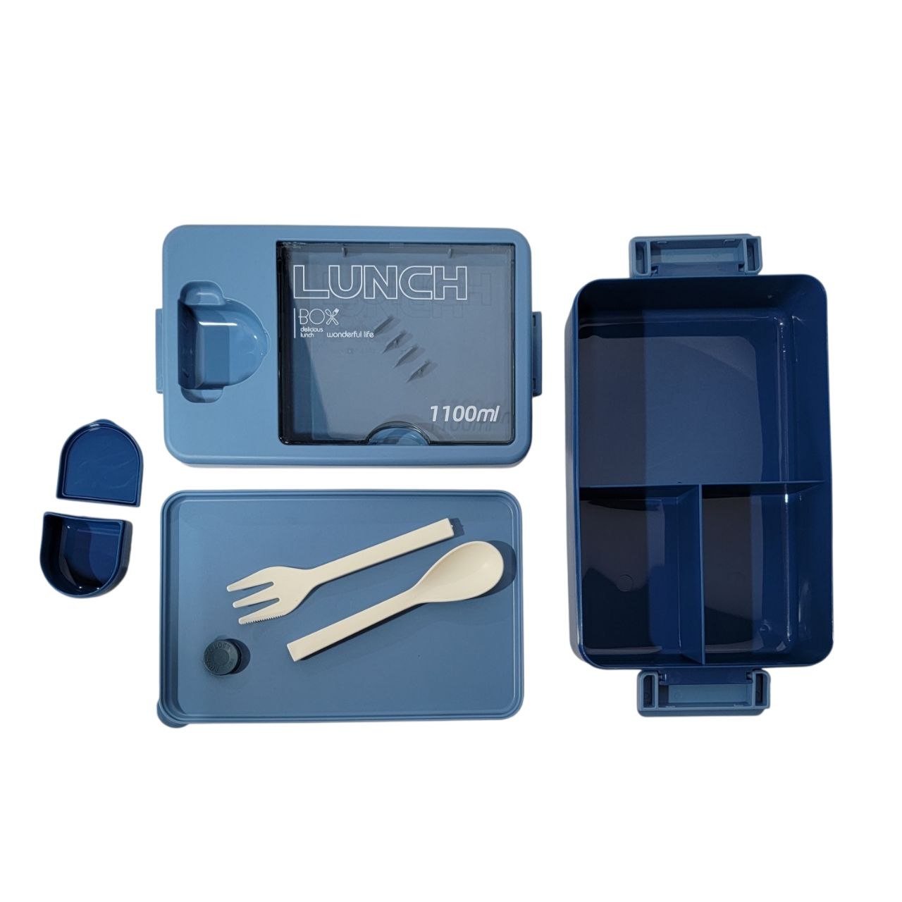 LONCHERA CON BANDEJA DE PLASTICO DE ALTA CALIDAD 6.5X16.2X22.2CM