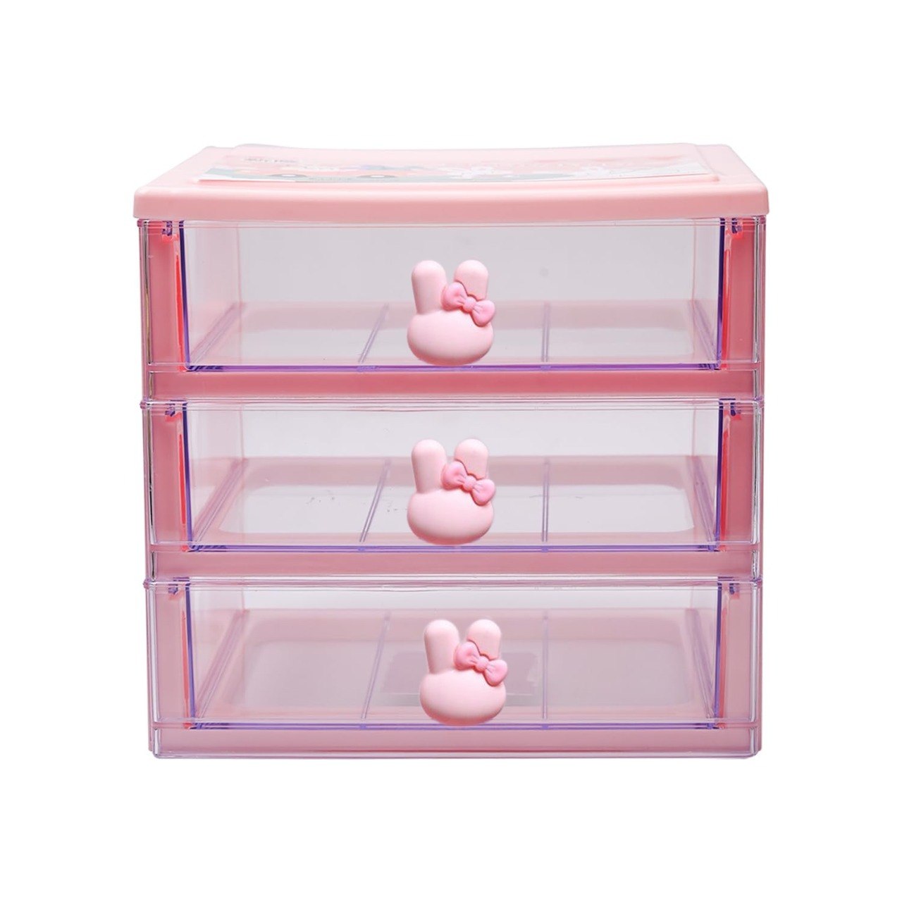 ORGANIZADOR DE CAJONES TRANSPARENTE DE 3 NIVELES LOTUS 260ML