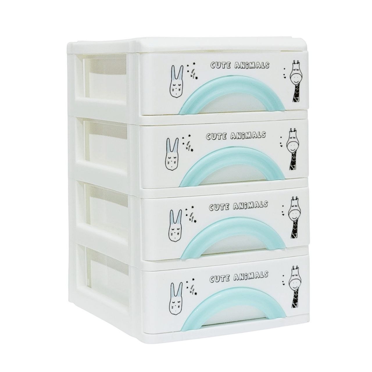 ORGANIZADOR DE ESCRITORIO DE PLSTICO CON 4 CAJONES MULTIUSOS LOTUS 22X17X14CM